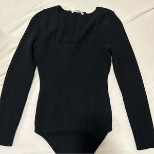Abercrombie square neck sweater bodysuit